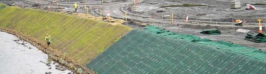 Ochrona przeciwerozyjna na zboczu