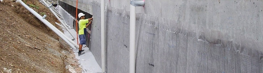 Folia kubełkowa do izolacji fundamentów przed wilgocią